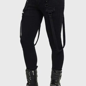 Killstar kihilist bondage trousers sizse small